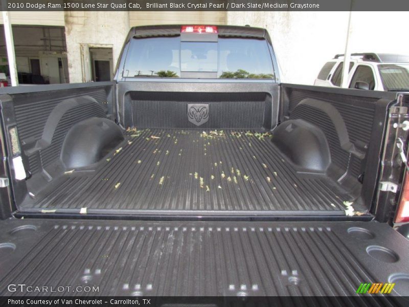 Brilliant Black Crystal Pearl / Dark Slate/Medium Graystone 2010 Dodge Ram 1500 Lone Star Quad Cab