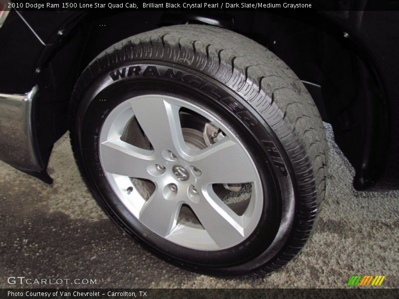 Brilliant Black Crystal Pearl / Dark Slate/Medium Graystone 2010 Dodge Ram 1500 Lone Star Quad Cab