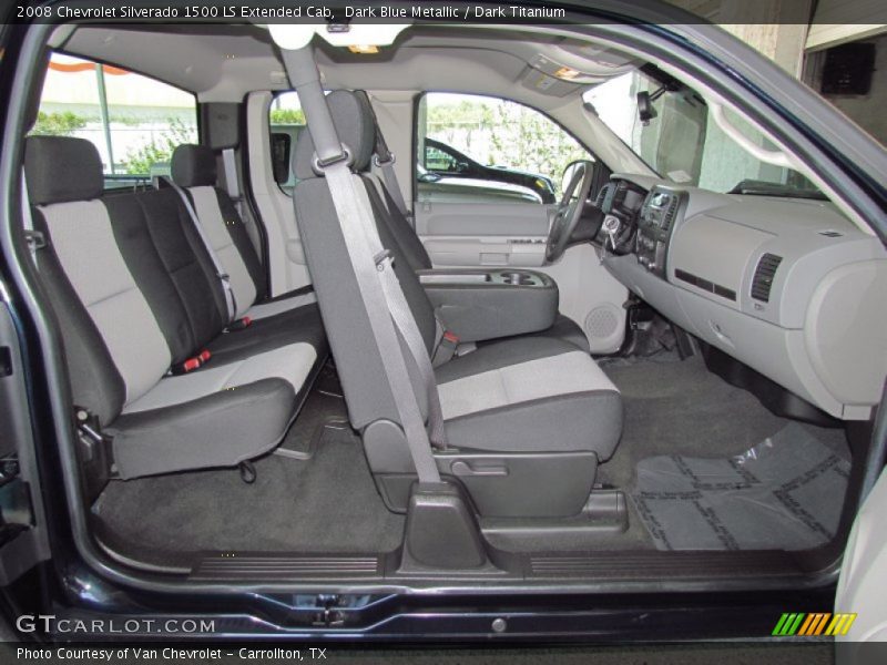  2008 Silverado 1500 LS Extended Cab Dark Titanium Interior