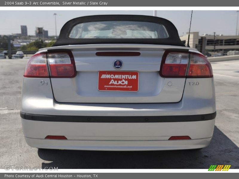 Silver Metallic / Slate Gray 2004 Saab 9-3 Arc Convertible