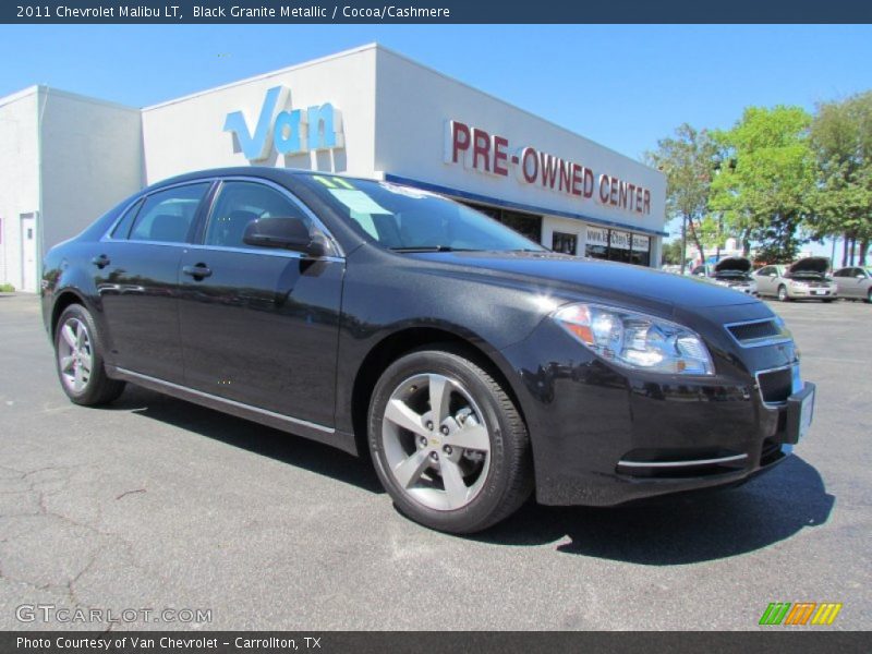 Black Granite Metallic / Cocoa/Cashmere 2011 Chevrolet Malibu LT