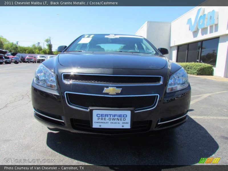 Black Granite Metallic / Cocoa/Cashmere 2011 Chevrolet Malibu LT