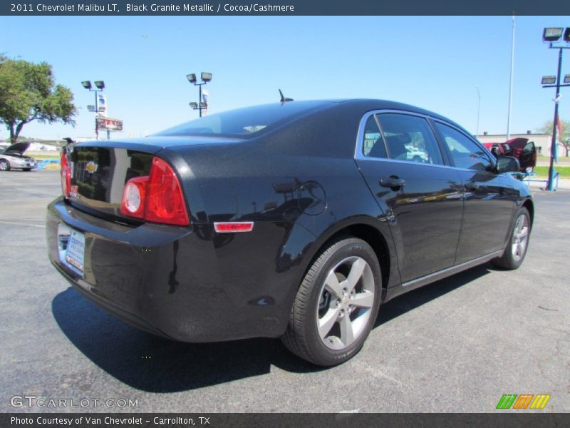 Black Granite Metallic / Cocoa/Cashmere 2011 Chevrolet Malibu LT