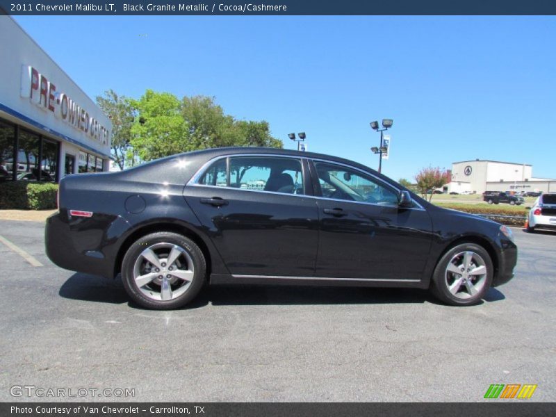 Black Granite Metallic / Cocoa/Cashmere 2011 Chevrolet Malibu LT