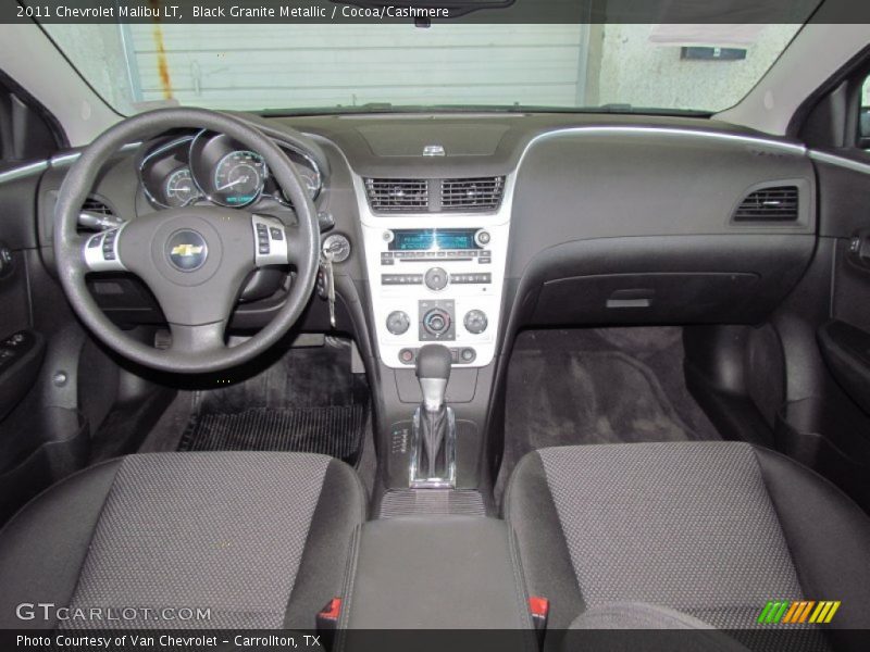 Black Granite Metallic / Cocoa/Cashmere 2011 Chevrolet Malibu LT