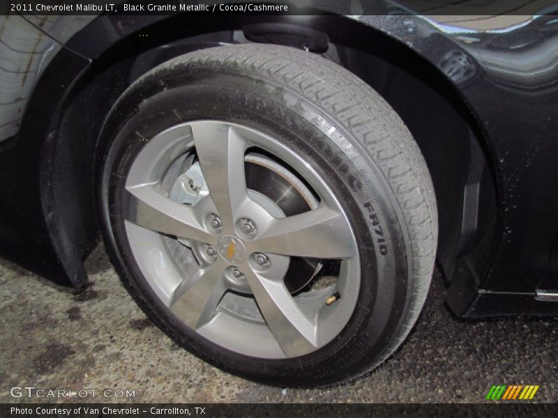 Black Granite Metallic / Cocoa/Cashmere 2011 Chevrolet Malibu LT