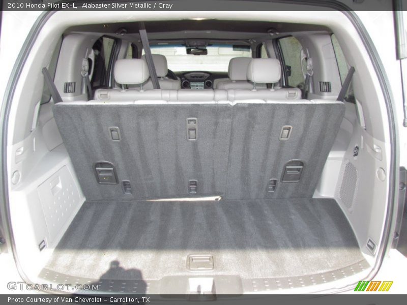Alabaster Silver Metallic / Gray 2010 Honda Pilot EX-L