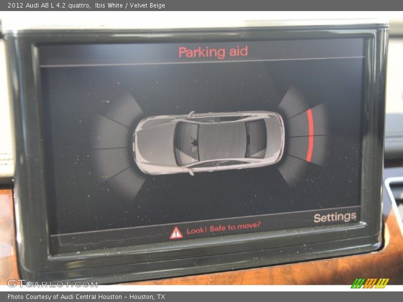 Ibis White / Velvet Beige 2012 Audi A8 L 4.2 quattro