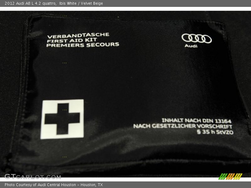 Ibis White / Velvet Beige 2012 Audi A8 L 4.2 quattro