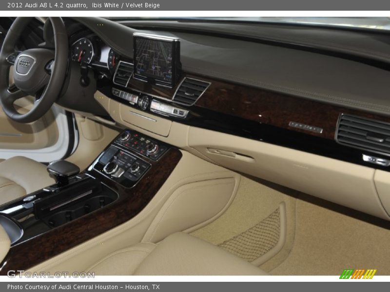 Dashboard of 2012 A8 L 4.2 quattro