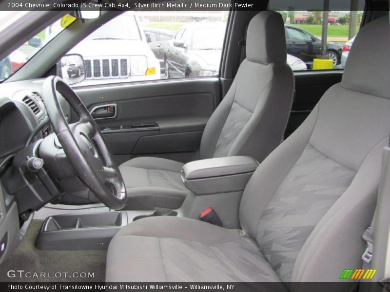 Silver Birch Metallic / Medium Dark Pewter 2004 Chevrolet Colorado LS Crew Cab 4x4