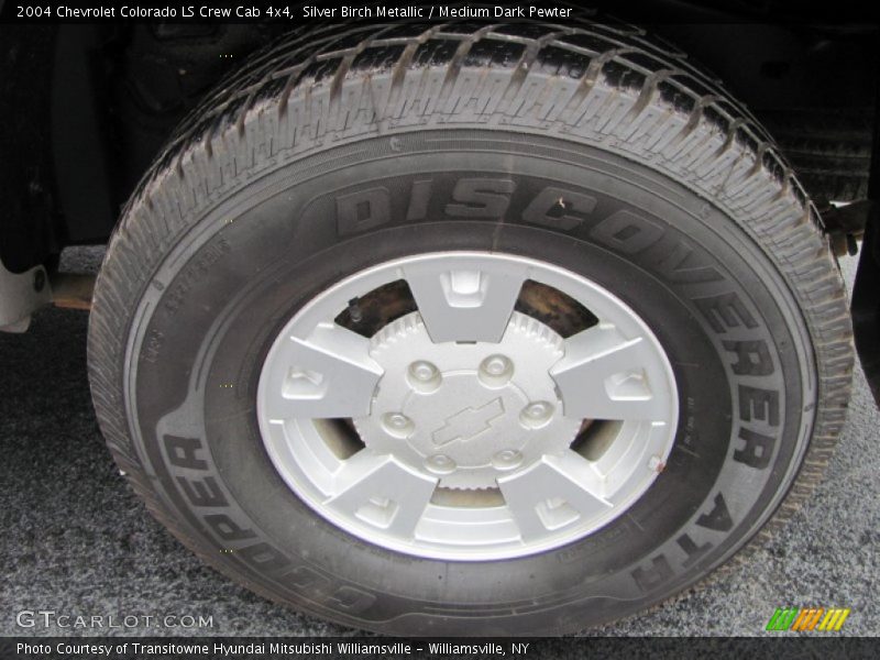 Silver Birch Metallic / Medium Dark Pewter 2004 Chevrolet Colorado LS Crew Cab 4x4