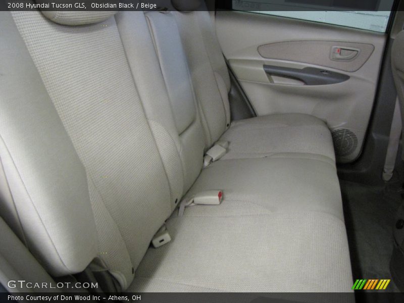 Obsidian Black / Beige 2008 Hyundai Tucson GLS