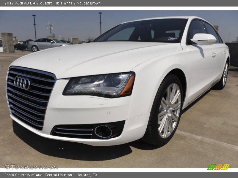 Front 3/4 View of 2012 A8 L 4.2 quattro