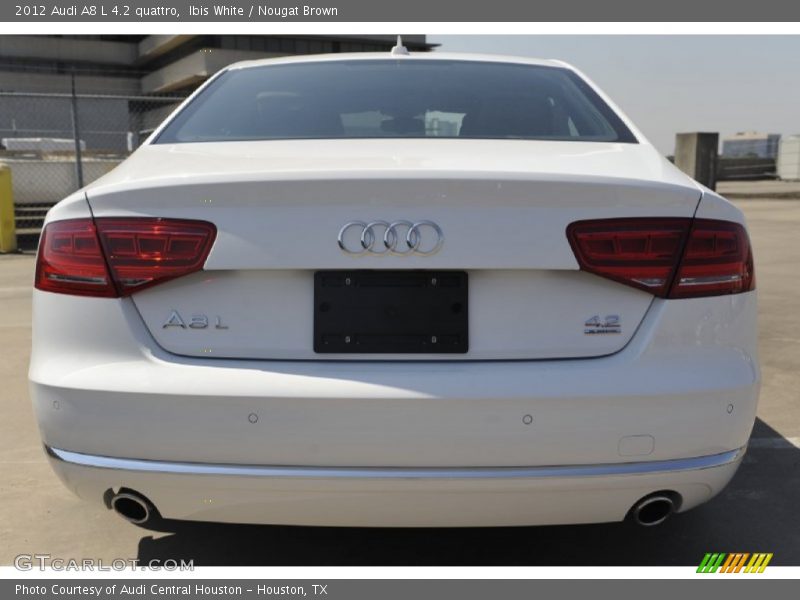 Ibis White / Nougat Brown 2012 Audi A8 L 4.2 quattro