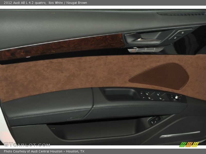 Ibis White / Nougat Brown 2012 Audi A8 L 4.2 quattro