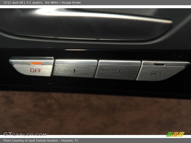 Ibis White / Nougat Brown 2012 Audi A8 L 4.2 quattro