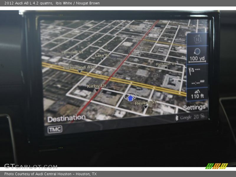 Navigation of 2012 A8 L 4.2 quattro