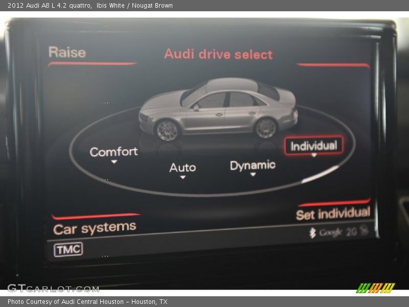 Ibis White / Nougat Brown 2012 Audi A8 L 4.2 quattro