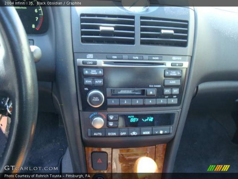 Black Obsidian / Graphite 2004 Infiniti I 35