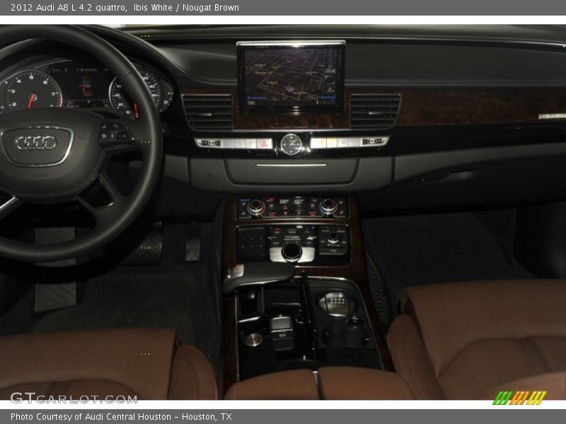 Ibis White / Nougat Brown 2012 Audi A8 L 4.2 quattro