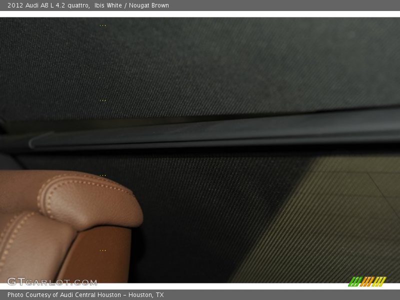 Ibis White / Nougat Brown 2012 Audi A8 L 4.2 quattro