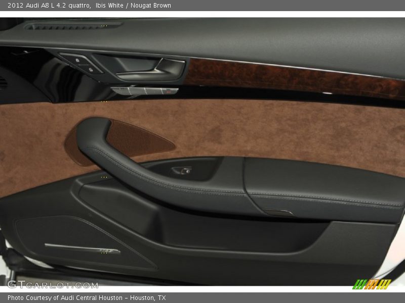 Ibis White / Nougat Brown 2012 Audi A8 L 4.2 quattro