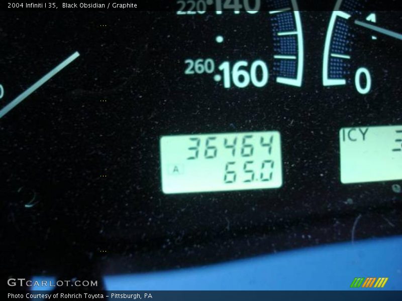Black Obsidian / Graphite 2004 Infiniti I 35