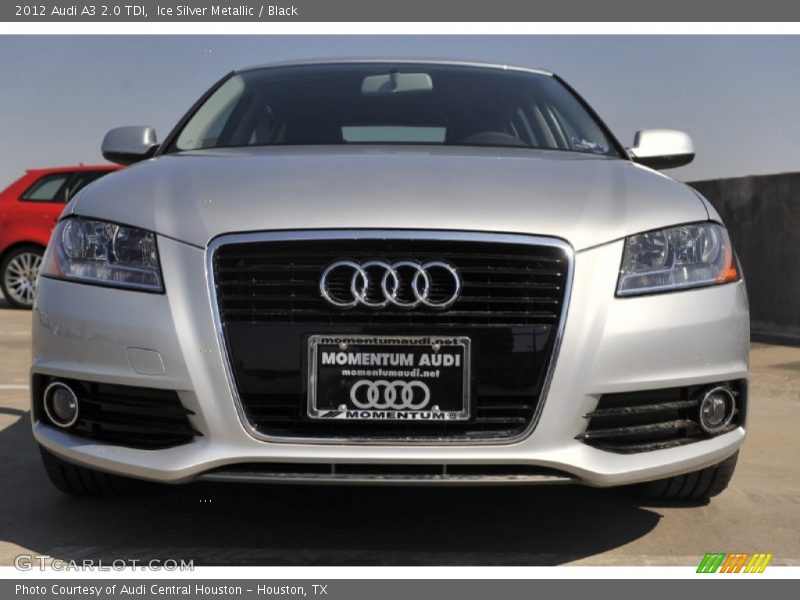 Ice Silver Metallic / Black 2012 Audi A3 2.0 TDI