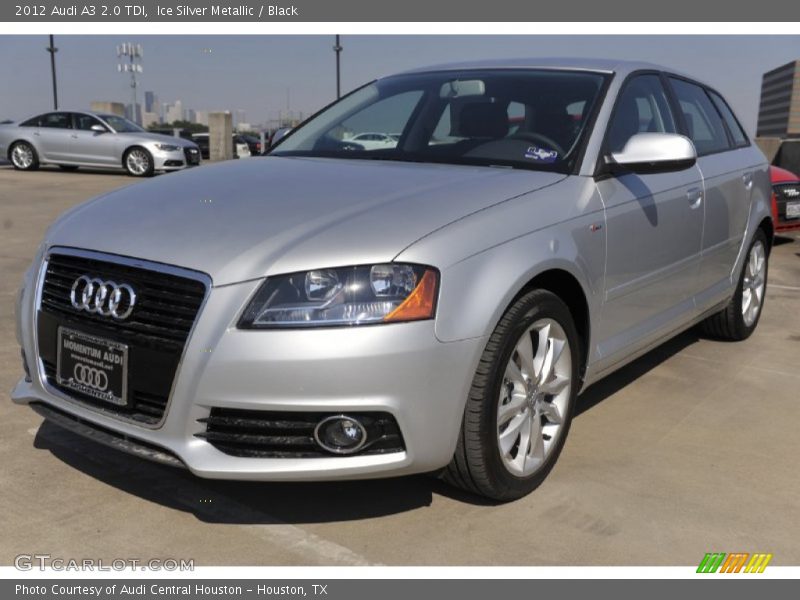 Ice Silver Metallic / Black 2012 Audi A3 2.0 TDI