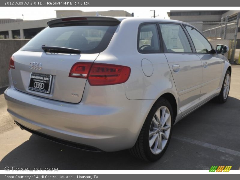 Ice Silver Metallic / Black 2012 Audi A3 2.0 TDI