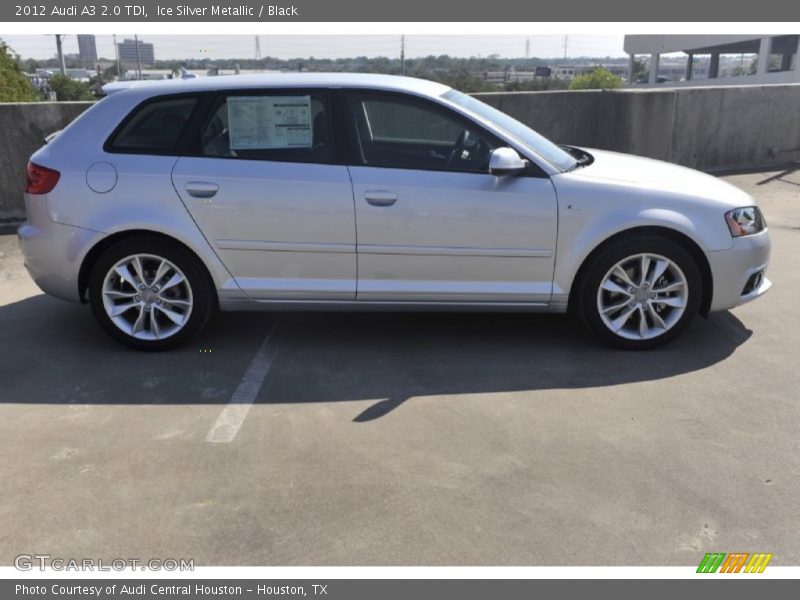 Ice Silver Metallic / Black 2012 Audi A3 2.0 TDI