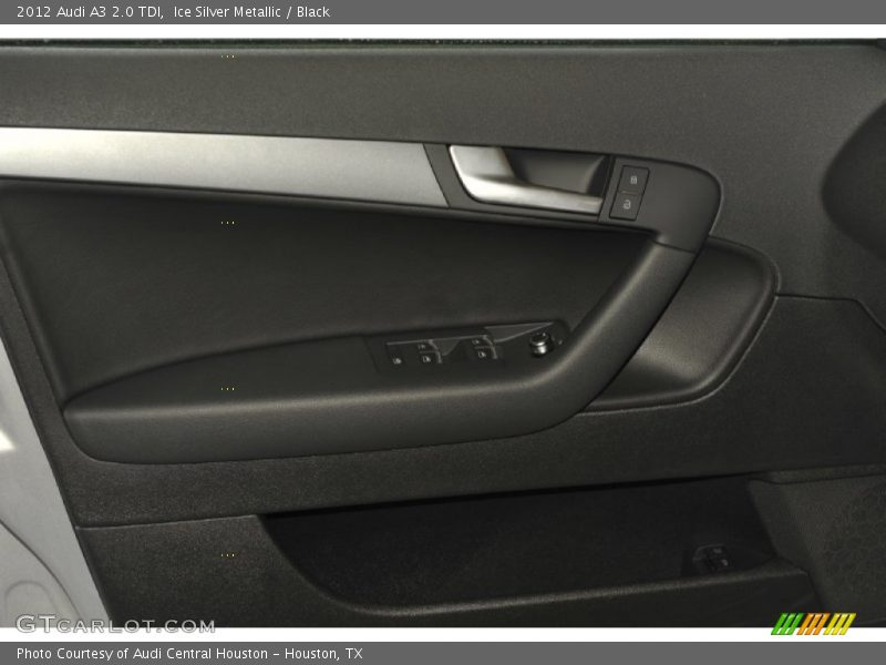 Ice Silver Metallic / Black 2012 Audi A3 2.0 TDI
