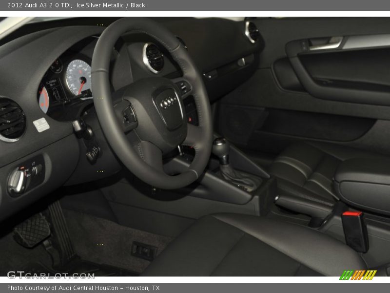 Ice Silver Metallic / Black 2012 Audi A3 2.0 TDI