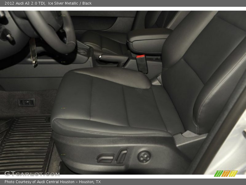Ice Silver Metallic / Black 2012 Audi A3 2.0 TDI