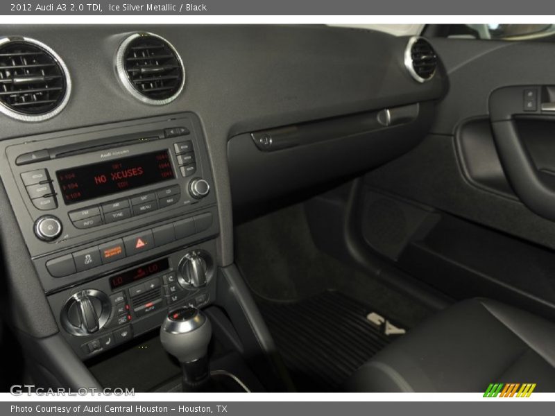 Ice Silver Metallic / Black 2012 Audi A3 2.0 TDI