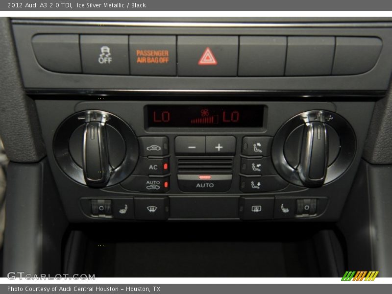 Controls of 2012 A3 2.0 TDI