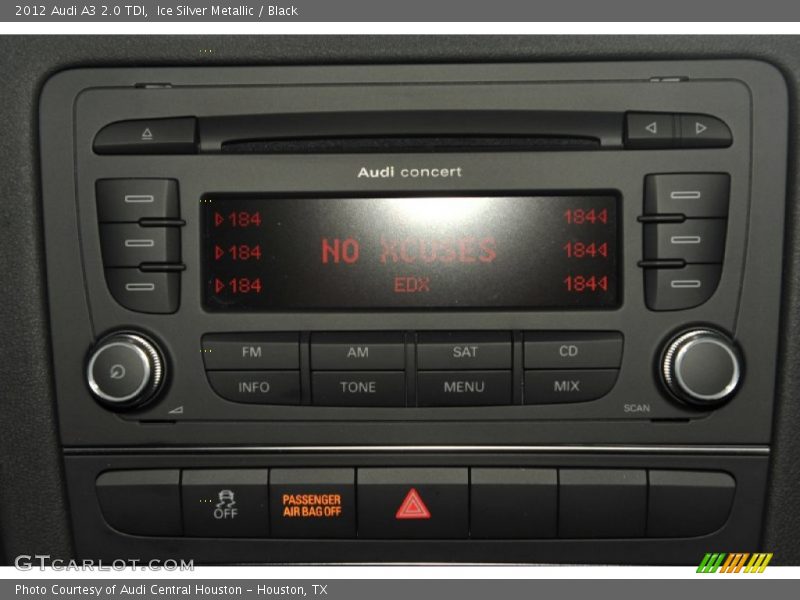 Audio System of 2012 A3 2.0 TDI
