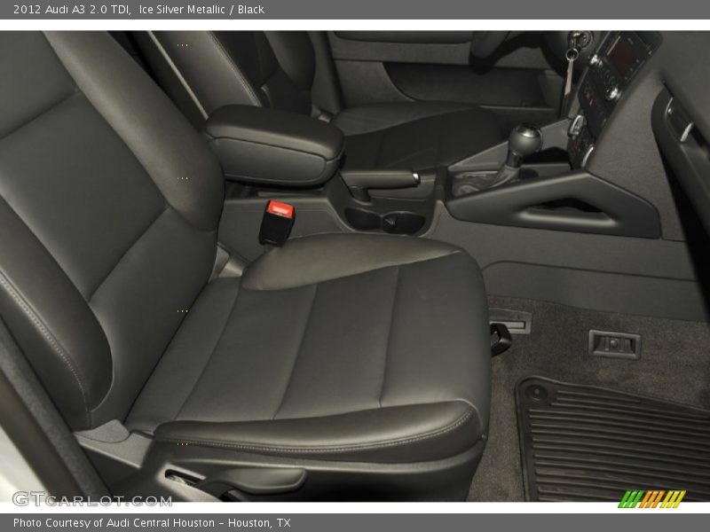 Ice Silver Metallic / Black 2012 Audi A3 2.0 TDI