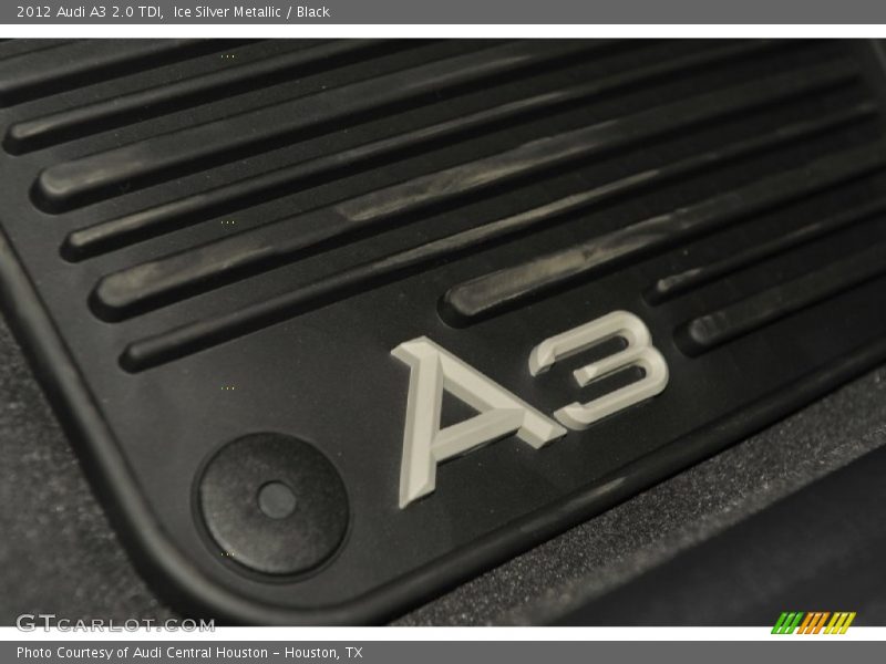 Ice Silver Metallic / Black 2012 Audi A3 2.0 TDI