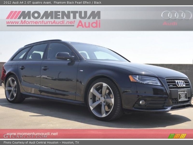 Phantom Black Pearl Effect / Black 2012 Audi A4 2.0T quattro Avant