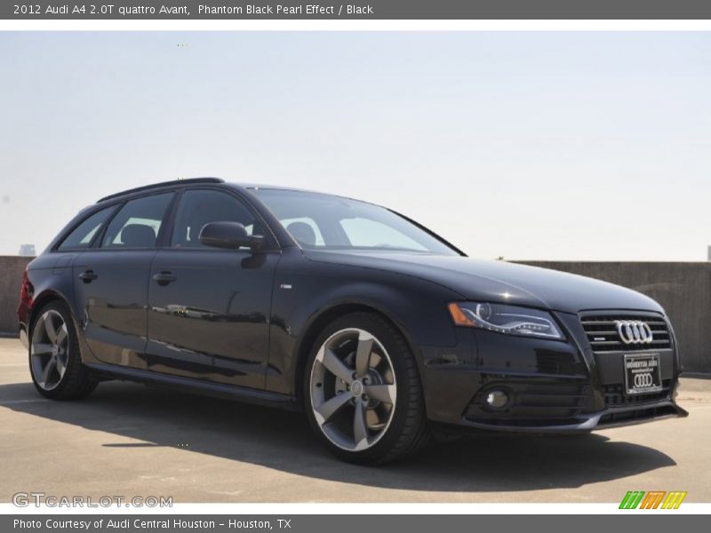 Phantom Black Pearl Effect / Black 2012 Audi A4 2.0T quattro Avant
