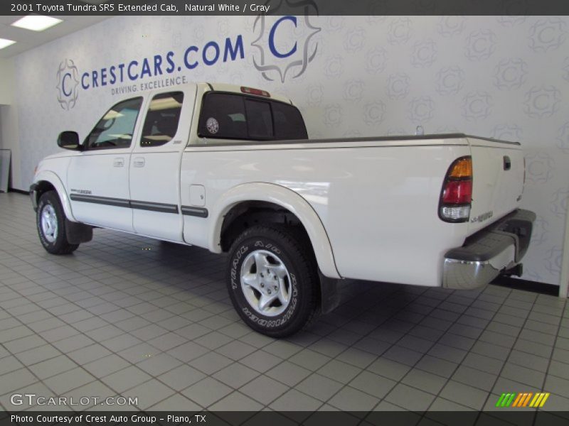 Natural White / Gray 2001 Toyota Tundra SR5 Extended Cab