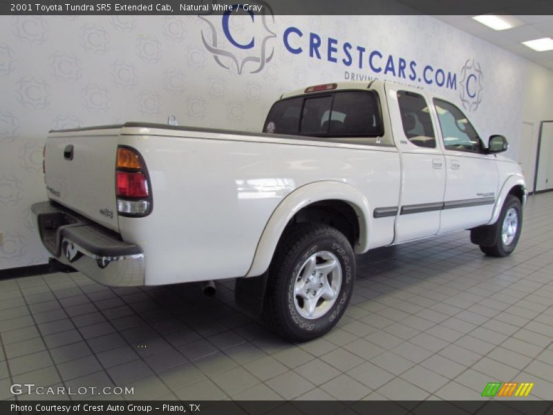 Natural White / Gray 2001 Toyota Tundra SR5 Extended Cab
