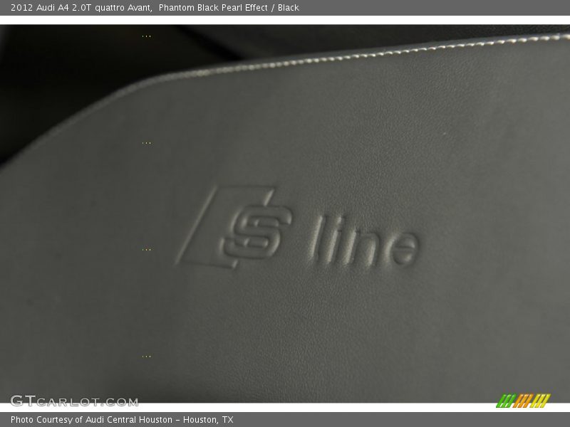 Phantom Black Pearl Effect / Black 2012 Audi A4 2.0T quattro Avant