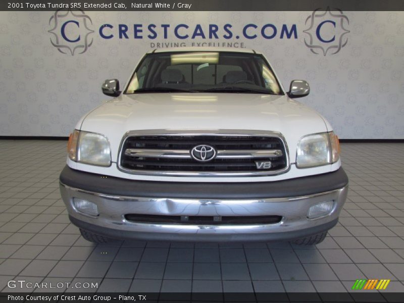 Natural White / Gray 2001 Toyota Tundra SR5 Extended Cab