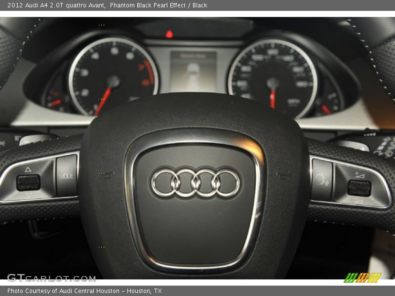 Phantom Black Pearl Effect / Black 2012 Audi A4 2.0T quattro Avant