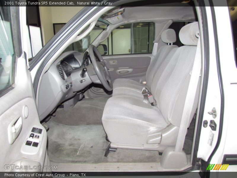Natural White / Gray 2001 Toyota Tundra SR5 Extended Cab