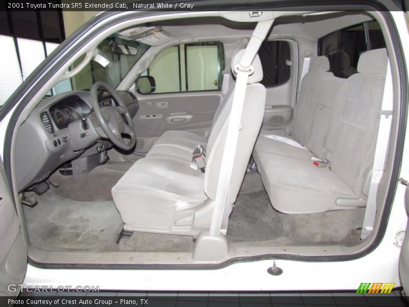 Natural White / Gray 2001 Toyota Tundra SR5 Extended Cab