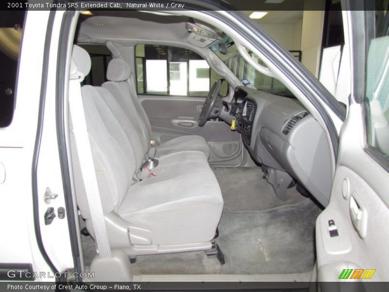 Natural White / Gray 2001 Toyota Tundra SR5 Extended Cab